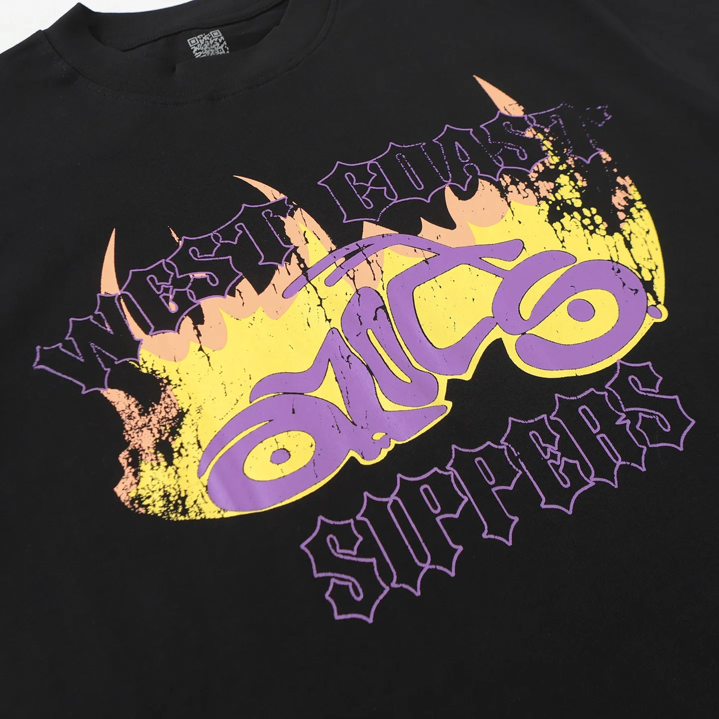 # - -purple I THAT'S A AWFUL LOT OF COUGH SYRUP In Stock Real shot American simple trendy brand loose casual T-shirt Fabric (fabric): 32 counts Weight combed double yarn pure cotton Sizes (size): S-M L X L Color (colour): Black-Green Black-Purple